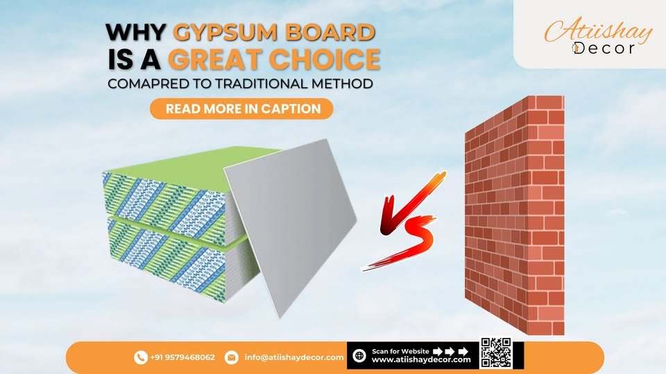 Why Gypsum Board Partition Is a Great Choice Compared to Traditional Methods